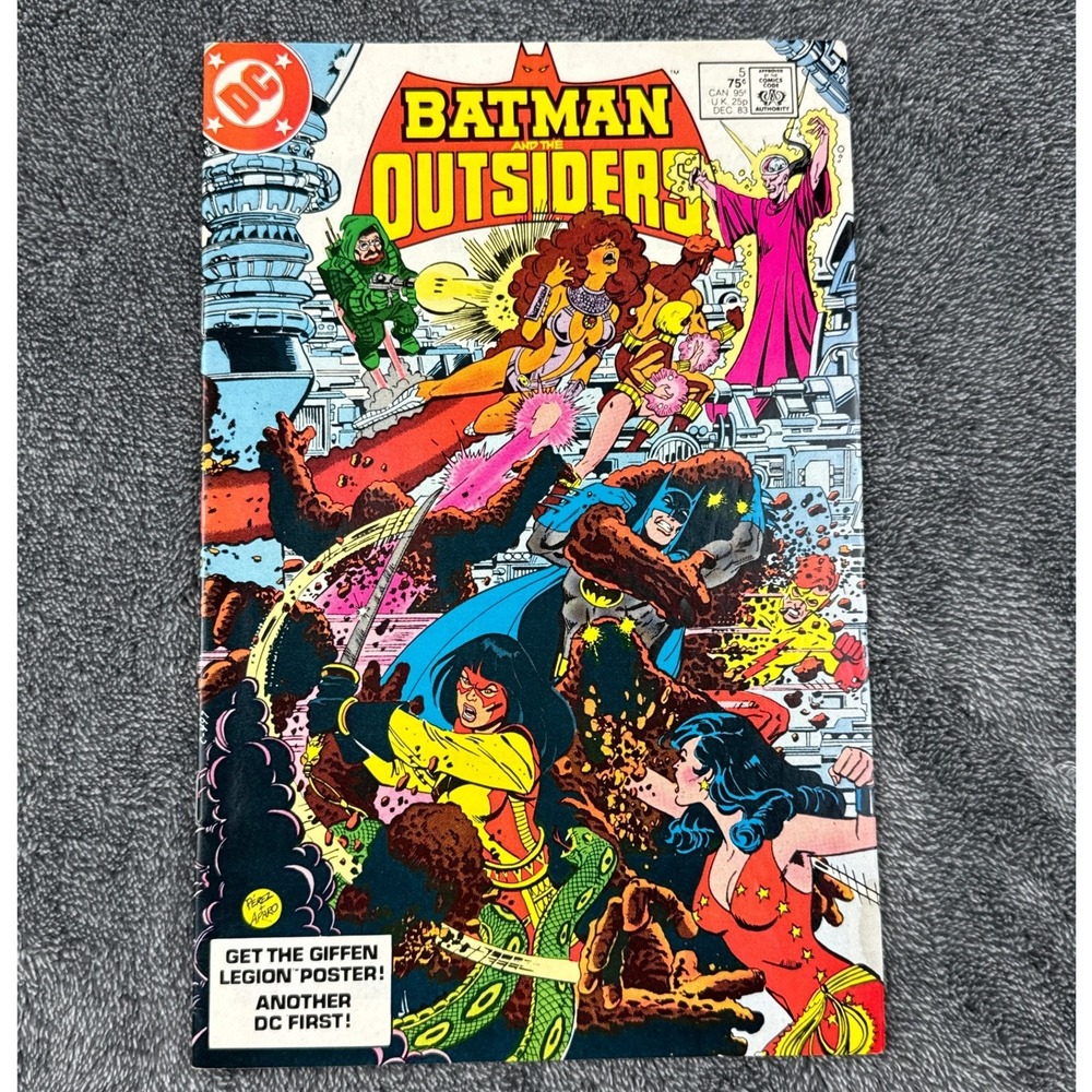 Batman and‎ the Outsiders 5 DC Comics 1983 George Perez Kool-Aid Man Bronze Age